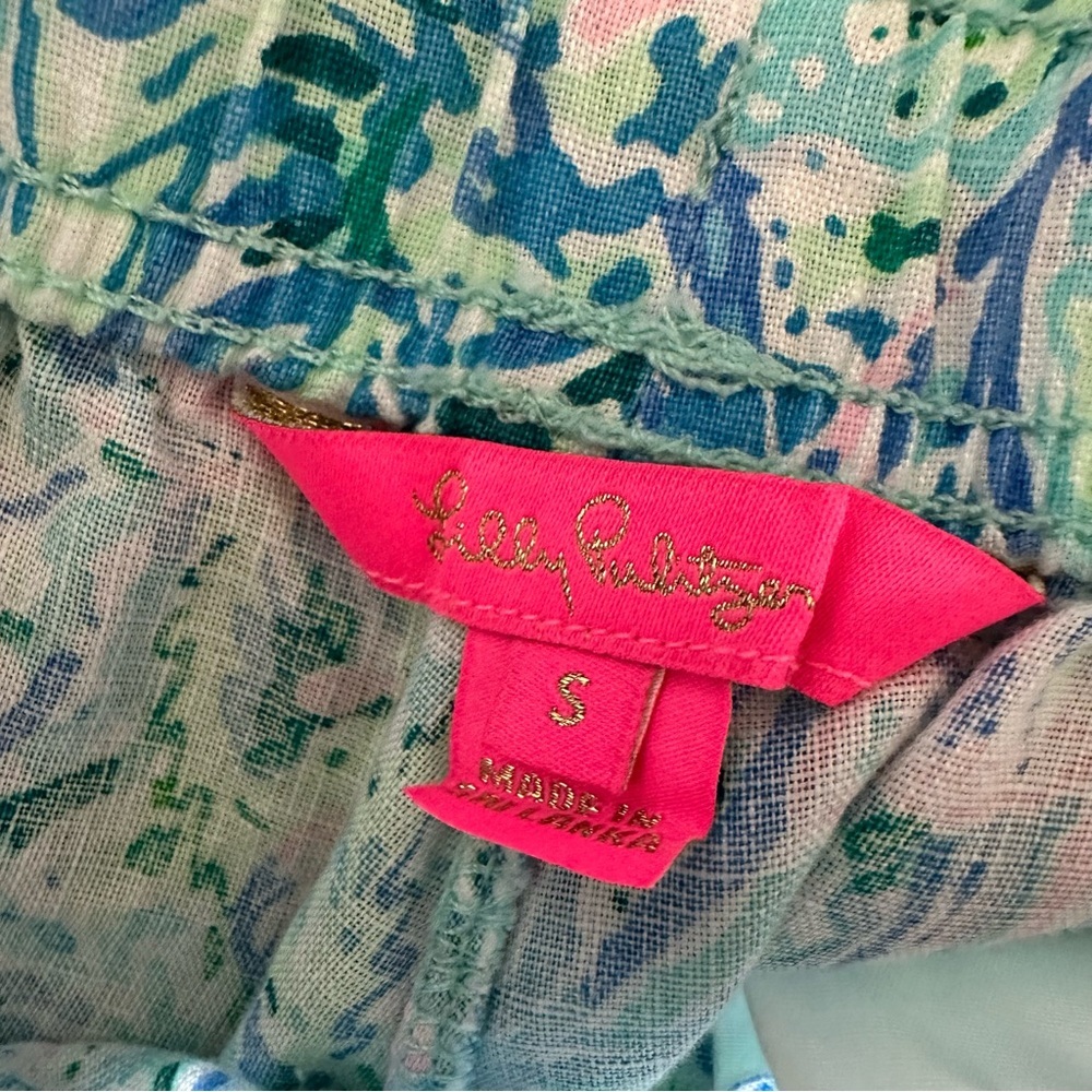 Lilly Pulitzer Taron Linen Pants Size‎ Small - Picture 7 of 10